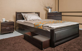 Кровать Марго Филенка с ящиками - Фото