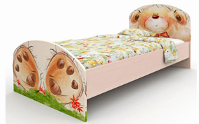 Кровать Мишка с букетом - Фото_3