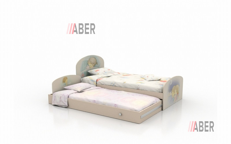Кровать двухуровневая Мальчик+Девочка 90х190 см. Вальтер - Фото