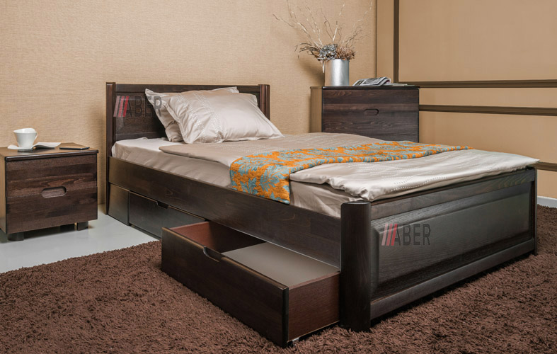Кровать Марго Филенка с ящиками 80х190 см. Олимп  - Фото