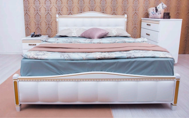 Кровать Прованс Мягкая спинка квадраты с механизмом - Фото_2