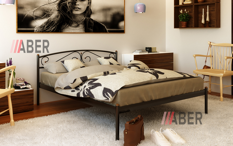 Ліжко Вєрона-1 180х200 Метакам - Фото