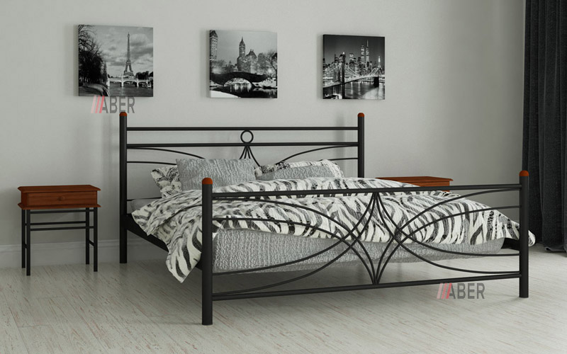 Ліжко Тіффані 160x200 cм. Mадера - Фото