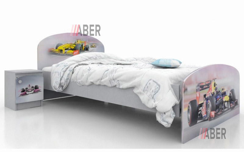 Кровать Формула 1 с ящиками - Фото_1