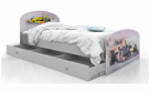 Ліжко Формула 1 з шухлядами - Фото