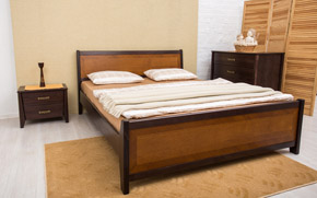 Ліжко Сіті з інтарсією - Фото