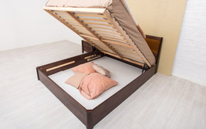 Ліжко Сіті з інтарсією з механізмом - Фото_4