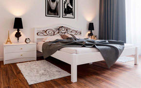 Ліжко Італія з ковкою - Фото