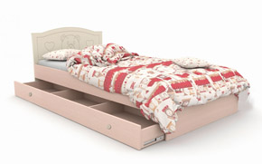 Ліжко Кідді з шухлядами - Фото