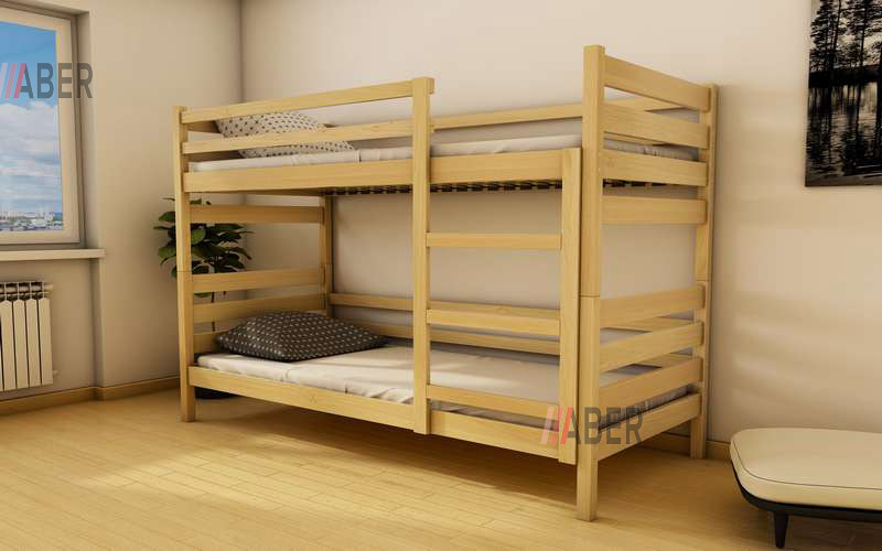 Двох'ярусне ліжко Амелі 70х140 см. ЛунаМеблі - Фото