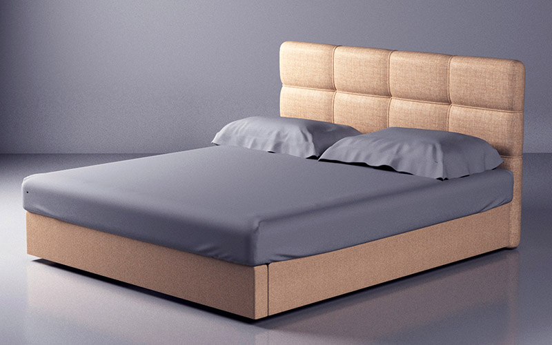 Ліжко Лаура з механізмом (з матрацем) 160х190 см. Катунь - Фото
