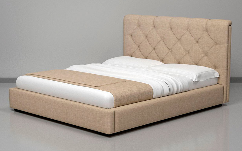 Ліжко Моніка з механізмом (без матраца) 160х200 см. дерев'яна рама Катунь - Фото
