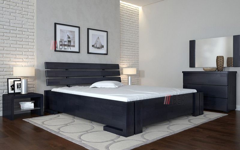 Ліжко Доміно з механізмом 160х190 см. (дерев'яна рама) Arbor Drev - Фото