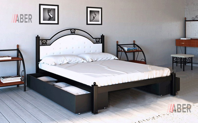 Ліжко Есмеральда 160x200 cм. Meтaл-Дизaйн - Фото