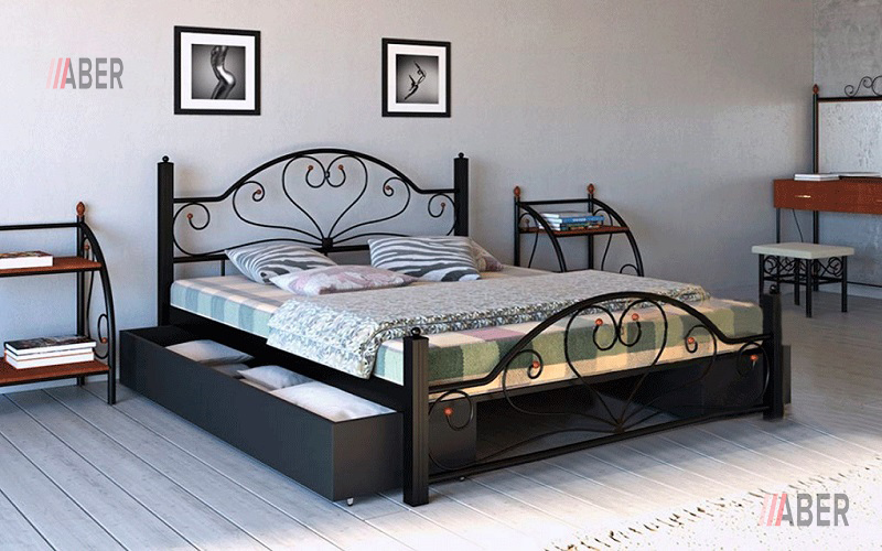 Ліжко Джоконда 160x200 cм. Meтaл-Дизaйн - Фото