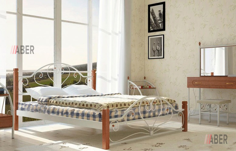 Ліжко Джоконда на дерев'яних ногах - Фото_4