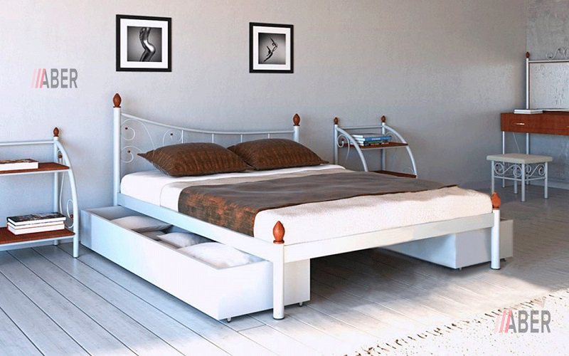 Ліжко Каліпсо 160x200 cм. Meтaл-Дизaйн - Фото