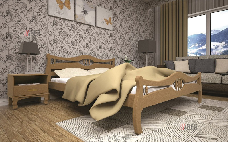 Ліжко Корона 2 90х190 см. Тіс - Фото