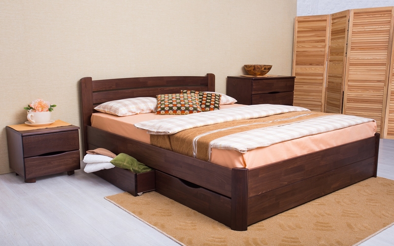 Ліжко Софія V з шухлядами 200х190 см. Олімп  - Фото