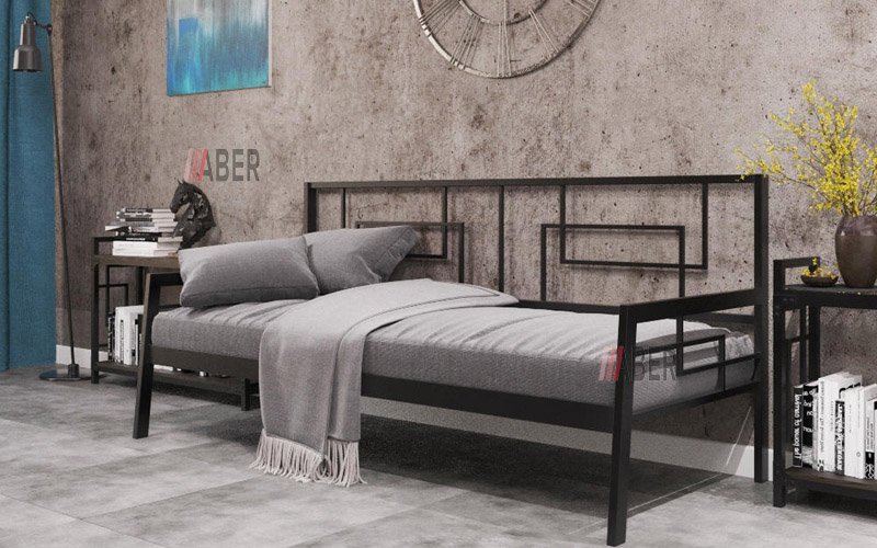 Ліжко-диван Квадро 90x200 cм. Meтaл-Дизaйн - Фото