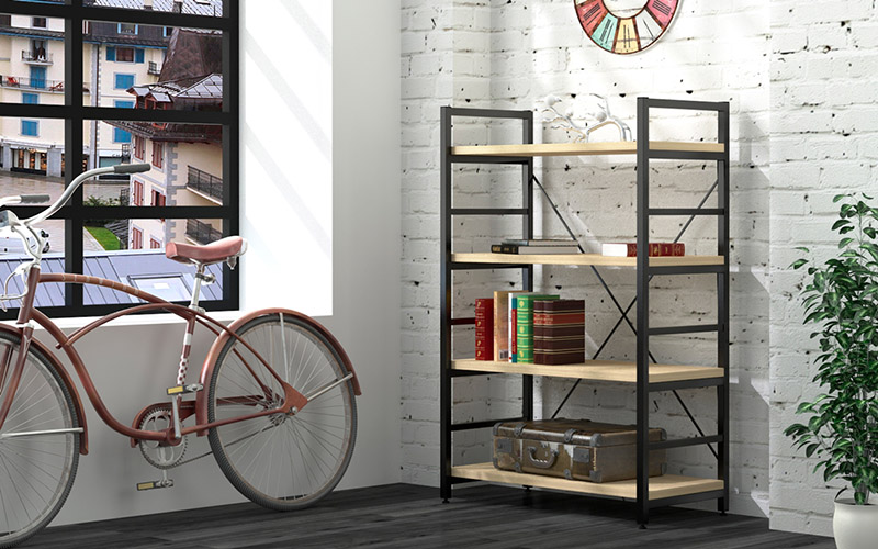 Стеллаж низкий офисный L-125 new Loft Design - Фото