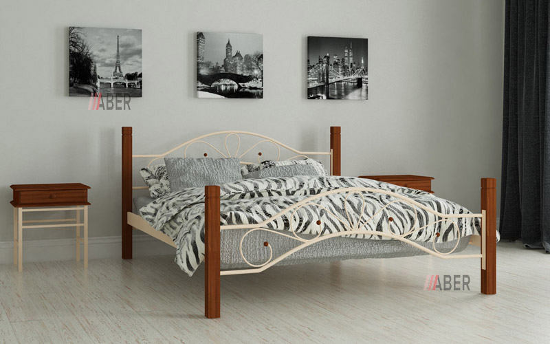 Ліжко Фелісіті 180x200 cм. Mадера - Фото