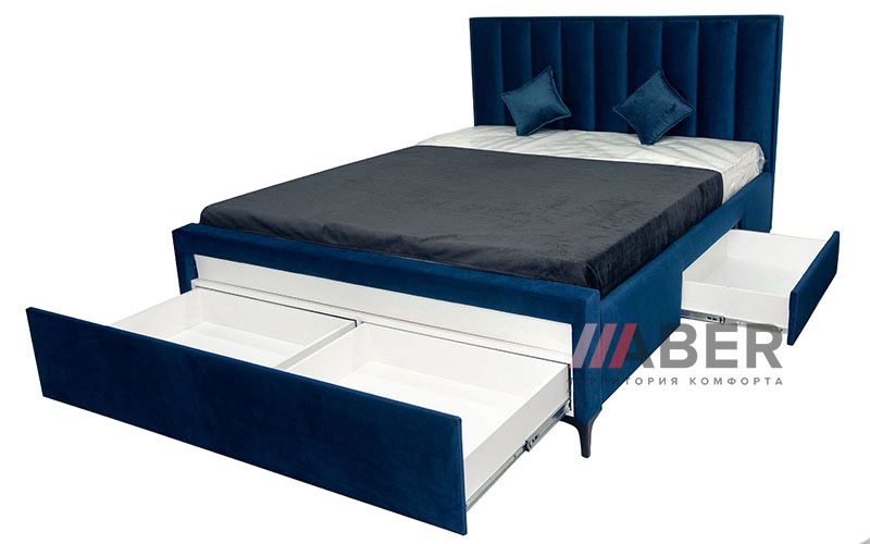 Ліжко L-012 з шухлядами 180х200 см. Rizo Meble - Фото